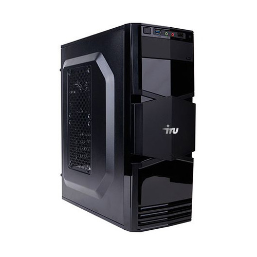 фото Компьютер iru home 225, amd ryzen 5 1400, ddr4 16гб, 500гб(ssd), nvidia geforce gtx 1050ti - 4096 мб, free dos, черный [1466243]