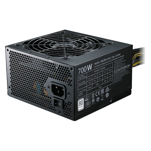 фото Блок питания cooler master masterwatt lite 700, 700вт, 120мм, черный, retail [mpx-7001-acabw-es]