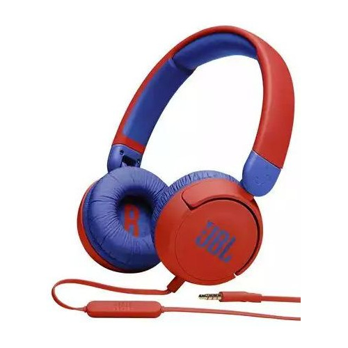 фото Гарнитура jbl jr 310, 3.5 мм, накладные, красный/синий [jbljr310red]