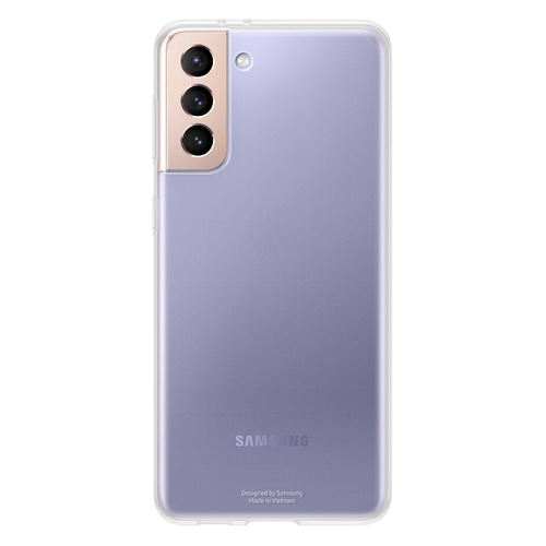 фото Чехол (клип-кейс) samsung clear cover, для samsung galaxy s21+, прозрачный [ef-qg996ttegru]