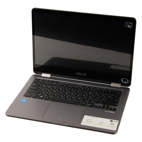 фото Ноутбук asus vivobook tp401ma-ec296t, 14", intel pentium silver n5030 4гб, 128гб ssd, uma , windows 10, 90nb0iv1-m08990, серый