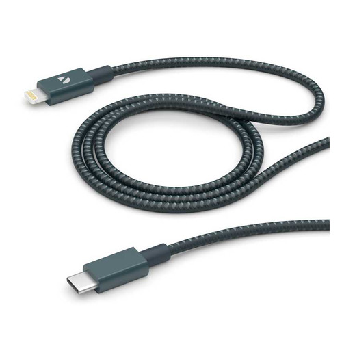 фото Кабель deppa 72320 mfi, usb type-c (m), lightning (m), 1.2м, mfi, графитовый