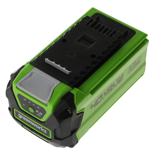 

Батарея аккумуляторная GREENWORKS G40USB2, 40В, 2Ач, Li-Ion [2939407], G40USB2