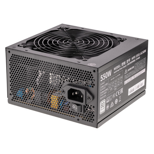 

Блок питания Cooler Master MWE White V2, 550Вт, 120мм, черный, retail [mpe-5501-acabw-eu], MWE White V2