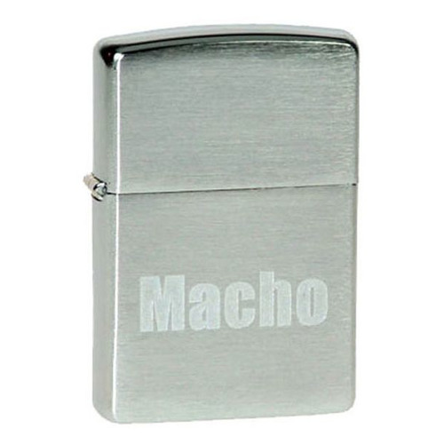 

Зажигалка Zippo Macho 200 Macho латунь/сталь серебристый, 200 Macho
