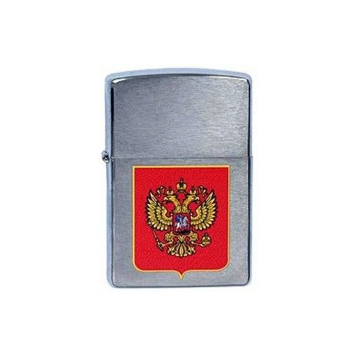 Зажигалка Zippo Герб России 200 Герб России латунь/сталь серебристый