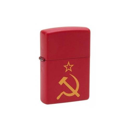 

Зажигалка Zippo Серп и Молот 233 Серп и Молот латунь/сталь красный, 233 Серп и Молот