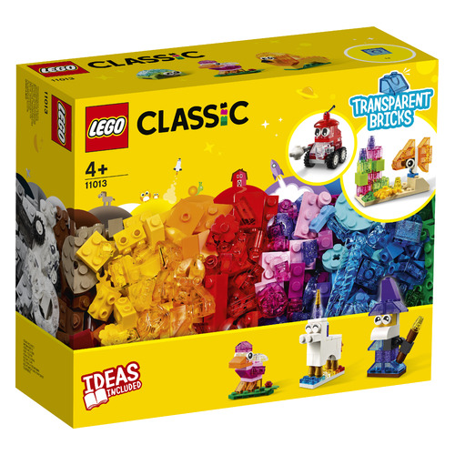 фото Конструктор lego classic прозрачные кубики, 11013