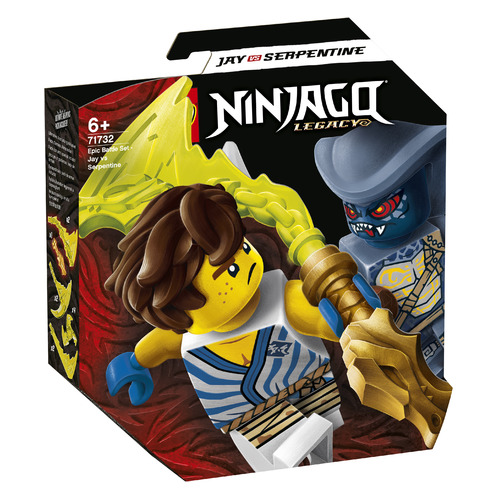 фото Конструктор lego ninjago легендарные битвы: джей против воина-серпентина, 71732