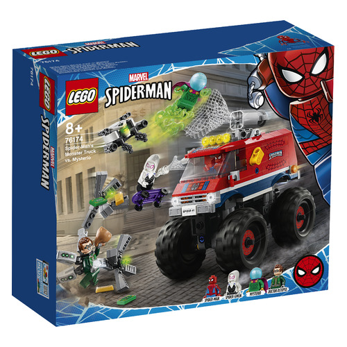 фото Конструктор lego super heroes монстр-трак человека-паука против мистерио, 76174