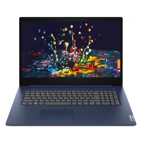 фото Ноутбук lenovo ideapad 3 17ada05, 17.3", amd ryzen 3 3250u 2.6ггц, 8гб, 256гб ssd, amd radeon vega 3, free dos, 81w2003xrk, синий