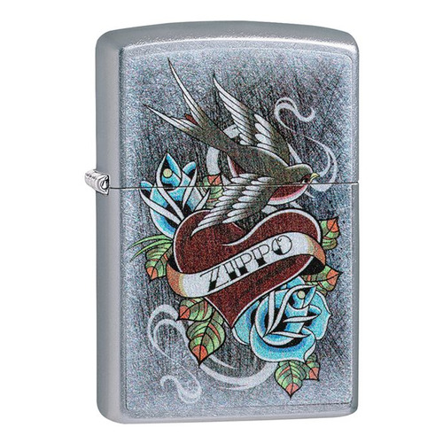 

Зажигалка Zippo Vintage Tattoo 29874 латунь/сталь серебристый, 29874
