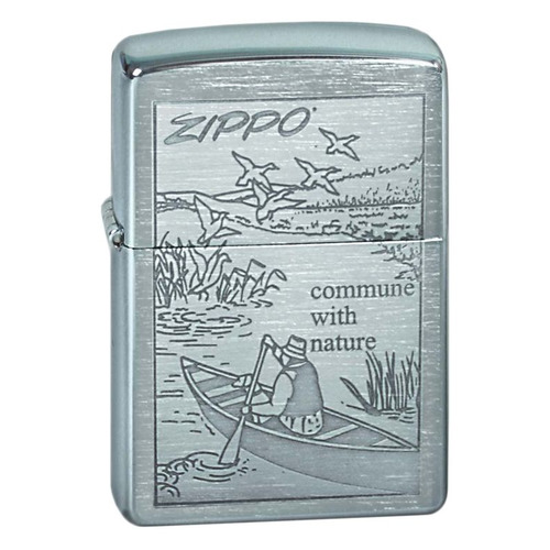 Зажигалка Zippo Row Boat 200 Row Boat латунь/сталь серебристый