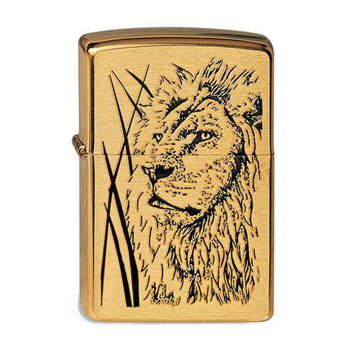 

Зажигалка Zippo Proud Lion 204B Proud Lion латунь/сталь золотистый, 204B Proud Lion