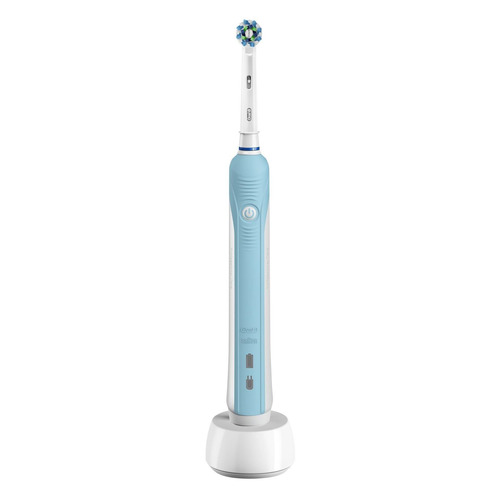 фото Электрическая зубная щетка oral-b crossaction pro 1-500, цвет: голубой [80273462]