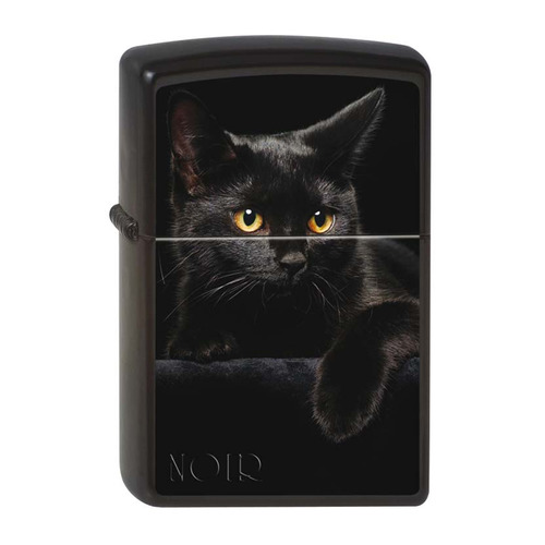 

Зажигалка Zippo Чёрная кошка 218 CAT латунь/сталь черный матовый, 218 CAT
