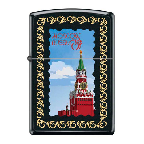 

Зажигалка Zippo Московский кремль 218 Moscow Kremlin Framed латунь/сталь черный, 218 Moscow Kremlin Framed