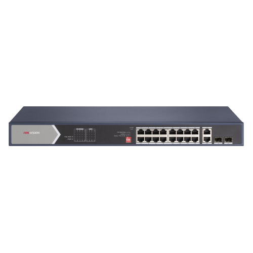 

Коммутатор Hikvision DS-3E0520HP-E 18G 2SFP 12PoE+ 225W неуправляемый, DS-3E0520HP-E