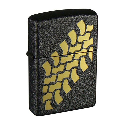 

Зажигалка Zippo Tire Tracks 236 Tire Tracks латунь/сталь черный, 236 Tire Tracks