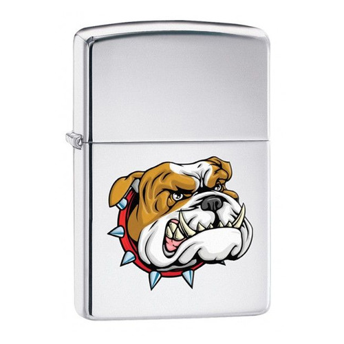 

Зажигалка Zippo Бульдог 250 Mean Dog латунь/сталь серебристый, 250 Mean Dog