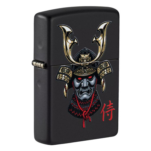 

Зажигалка Zippo Samurai Helmet Design 49259 латунь/сталь черный, 49259