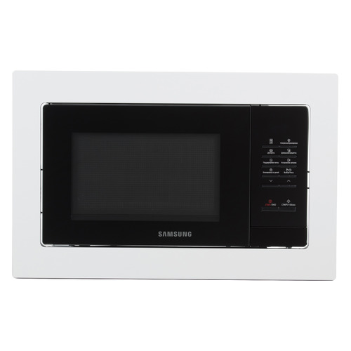 фото Микроволновая печь samsung ms20a7013al/bw 20л. 850вт белый/черный (встраиваемая)