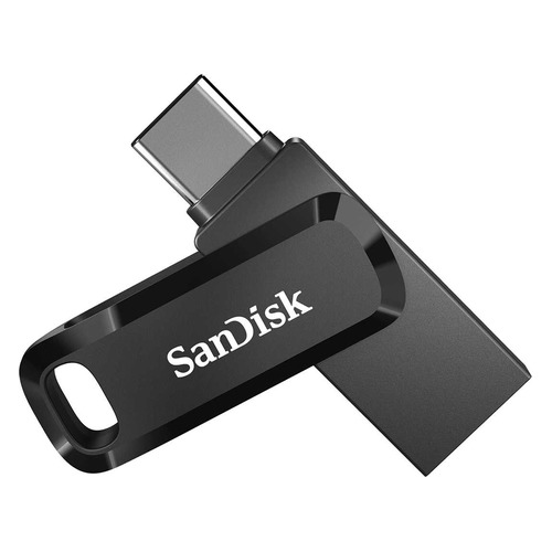 фото Флешка usb sandisk ultra dual drive go 128гб, usb3.1, черный [sdddc3-128g-g46]