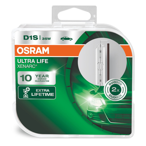 фото Лампа автомобильная ксеноновая osram 66140ult-hcb, d1s, 85в, 35вт, 4350к, 2шт