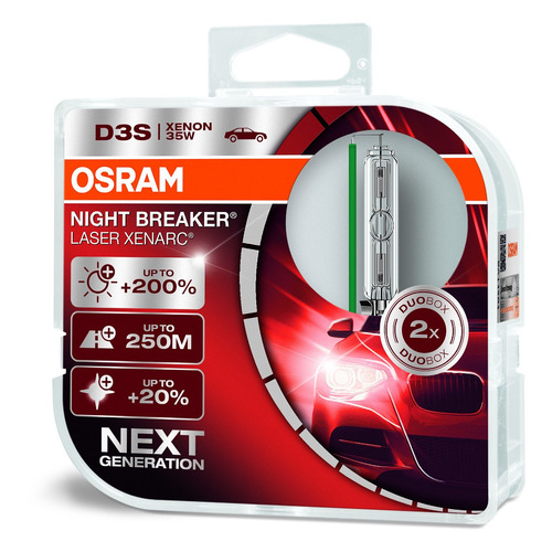 фото Лампа автомобильная ксеноновая osram 66340xnl-hcb, d3s, 42в, 35вт, 5000к, 2шт