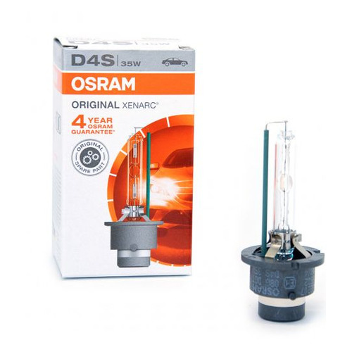 фото Лампа автомобильная ксеноновая osram 66450, d4r, 42в, 35вт, 4500к, 1шт