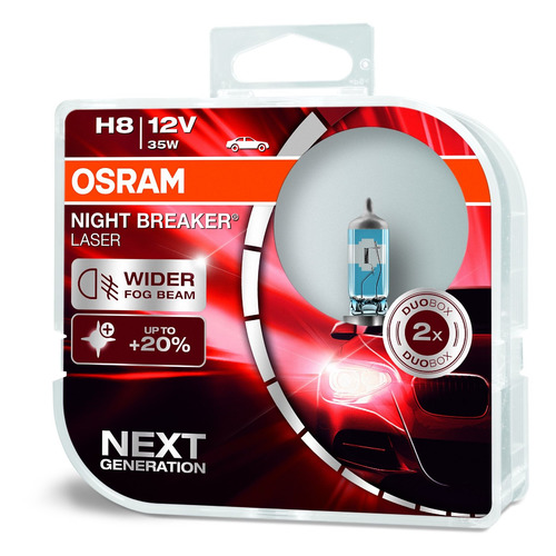 фото Лампа автом.галог. osram 64212nl-hcb h8 12в 35вт (упак.:2шт)