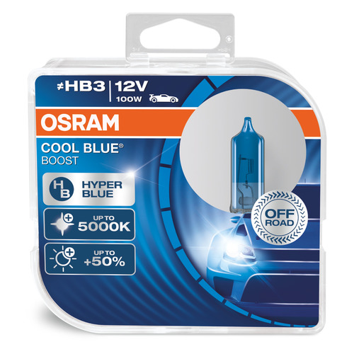 фото Лампа автомобильная галогенная osram 69005cbb-hcb, hb3, 12в, 65вт, 5000к, 2шт