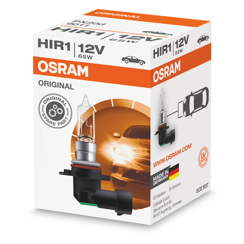 фото Лампа автомобильная галогенная osram 9011, hir1, 12в, 65вт, 1шт