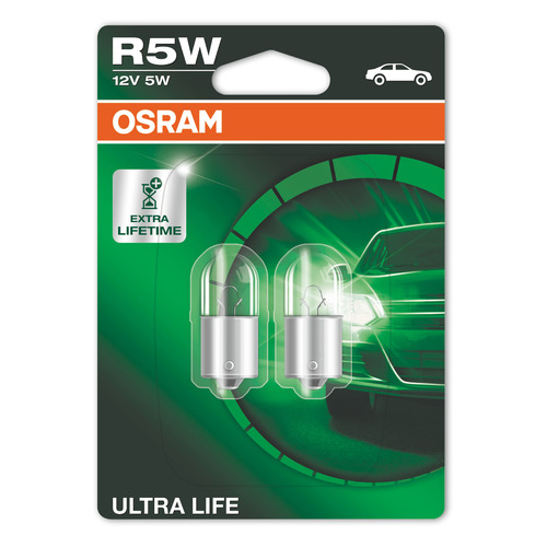 фото Лампа автом.накал. osram 5007ult-02b r5w 12в 5вт (упак.:2шт)