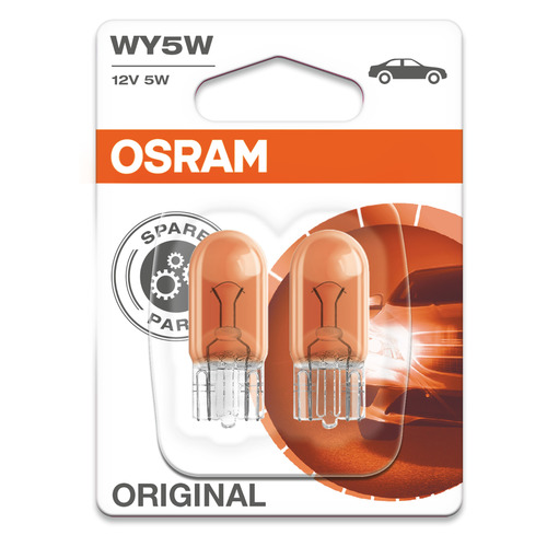 фото Лампа автом.накал. osram 2827na-02b wy5w 12в 5вт (упак.:2шт)