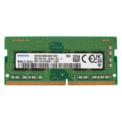 

Модуль памяти SAMSUNG M471A1K43DB1-CWE DDR4 - 8ГБ 3200, SO-DIMM, OEM, original, M471A1K43DB1-CWE