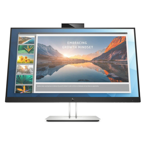 

Монитор HP E24d G4 23.8", черный и серебристый [6pa50aa], E24d G4