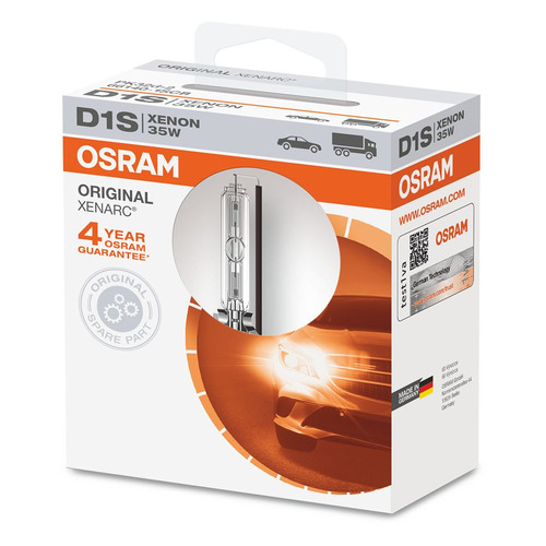 фото Лампа автомобильная ксеноновая osram 66140-1scb, d1s, 85в, 35вт, 4500к, 1шт