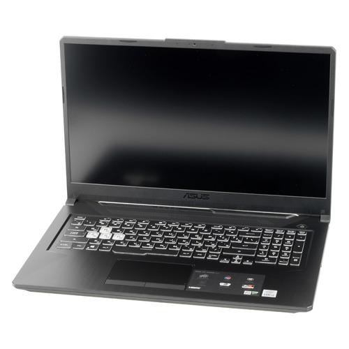 фото Ноутбук asus tuf gaming fx706li-h7041, 17.3", ips, intel core i5 10300h 2.5ггц, 8гб, 1000гб, 256гб ssd, nvidia geforce gtx 1650 ti - 4096 мб, noos, 90nr03s1-m02530, серый