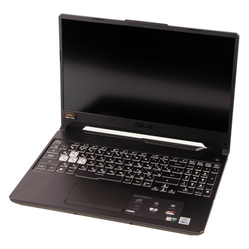 фото Ноутбук asus tuf gaming fx506lh-hn002, 15.6", intel core i5 10300h 2.5ггц, 8гб, 512гб ssd, nvidia geforce gtx 1650 - 4096 мб, noos, 90nr03u1-m01040, серый