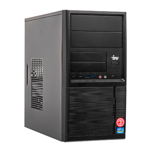 

Компьютер IRU Corp 323, AMD Athlon 220GE, DDR4 4ГБ, 500ГБ, AMD Radeon Vega 3, Windows 10 Professional, черный [1474746], 323