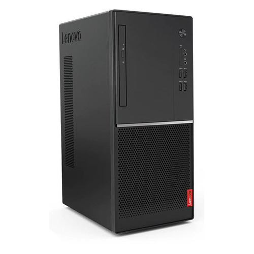 фото Компьютер lenovo v55t-15are, amd ryzen 5 4600g, ddr4 8гб, 256гб(ssd), amd radeon graphics, dvd-rw, cr, noos, черный [11kg002dru]