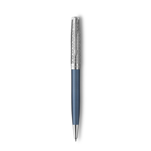 

Ручка шариков. Parker Sonnet Premium K537 (2119649) Metal Blue CT M черные подар.кор., K537