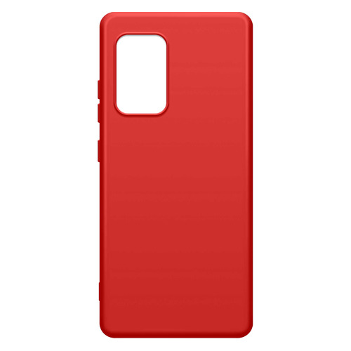 фото Чехол (клип-кейс) borasco microfiber case, для samsung galaxy a52, красный [39824]