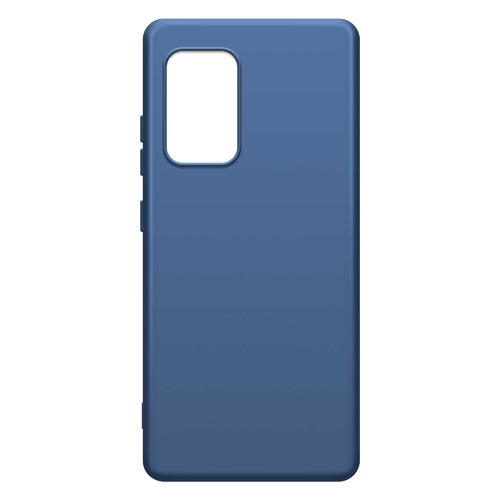 фото Чехол (клип-кейс) borasco microfiber case, для samsung galaxy a52, синий [39823]