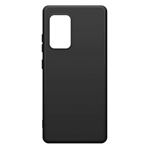 фото Чехол (клип-кейс) borasco microfiber case, для samsung galaxy a52, черный [39822]