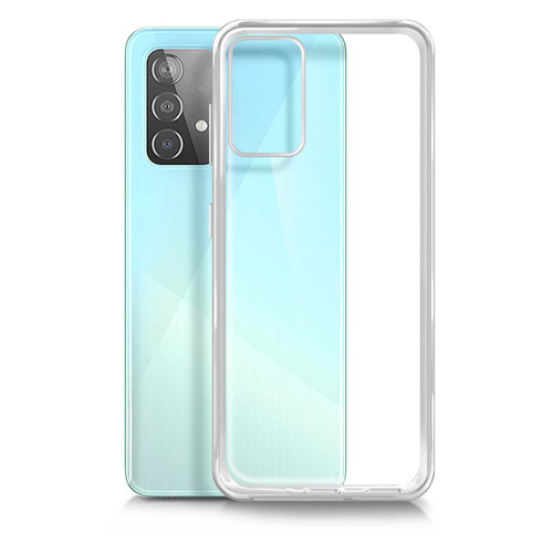 фото Чехол (клип-кейс) borasco silicone case, для samsung galaxy a52, прозрачный [39818]