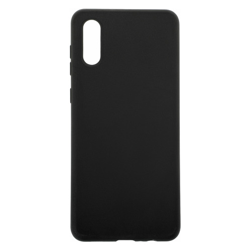 фото Чехол (клип-кейс) borasco silicone case, для samsung galaxy a02, черный [39906]