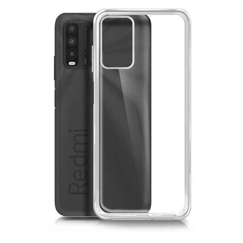 фото Чехол (клип-кейс) borasco silicone case, для xiaomi redmi 9t, прозрачный [39913]