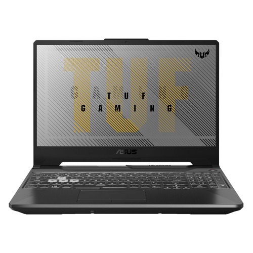 фото Ноутбук asus tuf gaming fa506iv-hn392, 15.6", ips, amd ryzen 7 4800h 2.9ггц, 16гб, 1000гб, 256гб ssd, nvidia geforce rtx 2060 - 6144 мб, free dos, 90nr03l1-m07260, серый